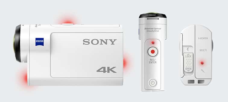 Caracteristici pentru FDR-X3000R | Action Cam | Sony Romania
