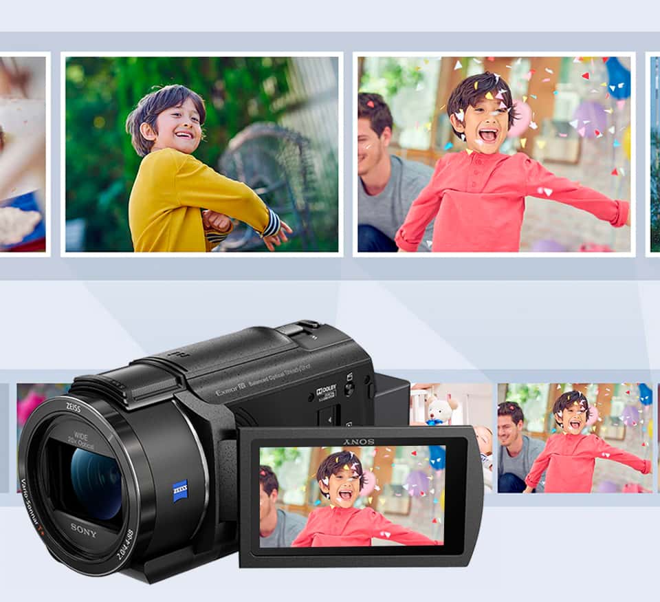 Handycam® 4K cu senzor CMOS Exmor R™ | FDR-AX43A | Sony Romania