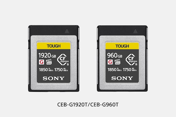 Card de memorie CFexpress de tip B din seria CEB-G | Sony Romania