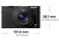 Cameră foto compactă RX100 VII, focalizare automată fără rival