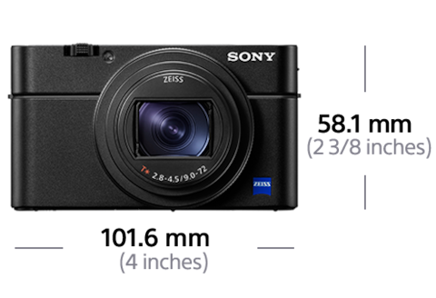 Cameră foto compactă RX100 VII, focalizare automată fără rival