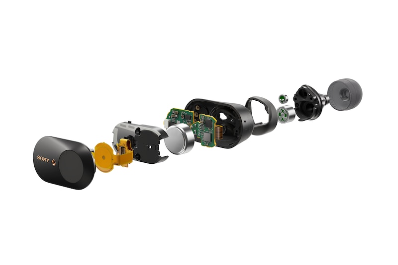 Căști wireless WF-1000XM3 cu anulare digitală a zgomotului și
