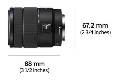 Obiectiv cu montură E APS-C 18-135 mm F3.5-5.6 OSS | SEL18135