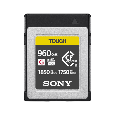 Card de memorie CFexpress de tip B din seria CEB-G | Sony Romania