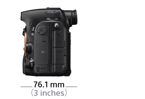 α99 II cu senzor de imagine Full Frame cu iluminare din spate