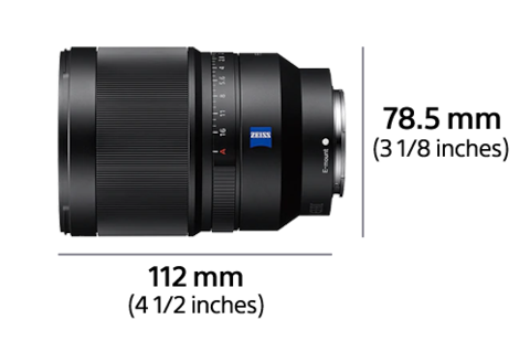 Obiectiv Distagon T * FE F1,4 ZA, de 35 mm | SEL35F14Z | Sony Romania