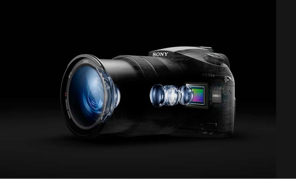 RX10 III cu obiectiv cu zoom de 24-600mm cu diafragmă largă F2.4-4