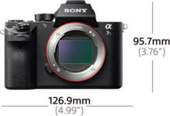 Cameră foto α7S II cu montură E şi senzor de cadru întreg | ILCE