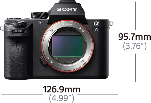 Cameră foto α7S II cu montură E şi senzor de cadru întreg | ILCE